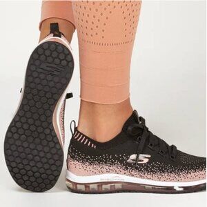 Skech-Air Black and Rose Gold Sneakers-Like New
